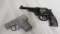 2 vintage toys, vintage Hubley Dick Pistol 4.25