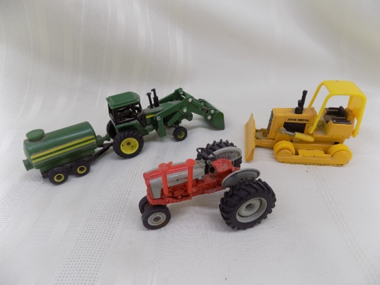 3 pc Tractor Lot - 1-Ertl Ford 961 #F-5 Vintage