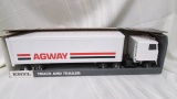 Ertl Agway truck & trailer in original box #3491,