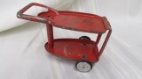 Vintage Mar Toy Tea Cart, tin has one wooden