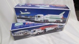 2 Hess collectables, 1999 Hess Truck & space
