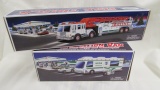 2 Hess toys - 2000 Hess Fire Truck and 1998