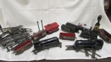 15 +/_ pieces of vintage train set and tracks,