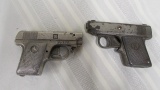 2 vintage toy pistols, 4.25
