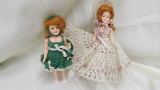2 vintage dolls both are 7.5