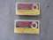 x2 vintage boxes of 30 luger, western.