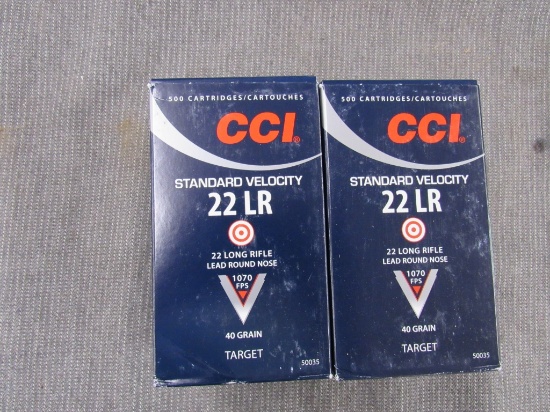 x2 Bricks of CCI 22lr 1000rds total.