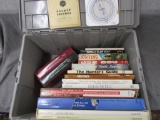 lot of hunting books.