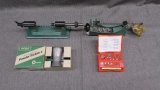 RCBS Reloading items. Scale, Case trimmer.