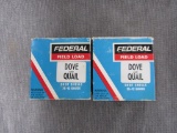 x2 vintage boxes of federal 12ga #8