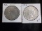 J7  EF/AU  (2) Silver Dollars 1922, 1922 - 2 X $