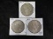 J20  VF/EF  (3) Silver Dollars 1923, 23, 23 - 3 X $