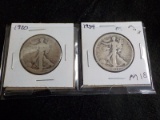 M18  AG/G  (2) Half Dollars 1920, 1934 Walking Liberty - 2 X $