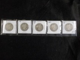 R20  G/AG  (5) Quarters 1902, 03, 03-D, 07, 07-D Barber - 5 X $