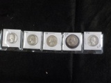 R28  G/VF  (5) Quarters 1935, 37, 39, 39-S, 40 Washington - 5 X $