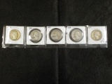 R29  G/VG  (5) Quarters 1934, 35, 35, 36, 37 Washington - 5 X $