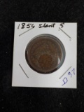 D37  F  Large Cent 1856 (Slant 