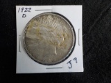 J9  EF  Silver Dollar 1922-D