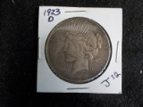J12  VF  Silver Dollar 1923-D