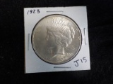 J15  UNC  Silver Dollar 1923