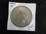 J27  VF  Silver Dollar 1927-D