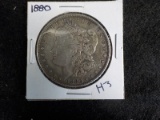 H3  VF  Silver Dollar 1880