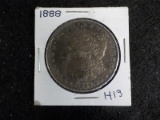 H13  EF  Silver Dollar 1888 (Dark Toning)