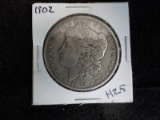 H25  F  Silver Dollar 1902