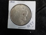 H37  GemUNC  Silver Dollar 1921 Morgan