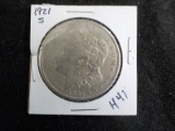 H41  EF  Silver Dollar 1921-S Morgan