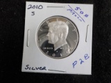 P28  Proof  Half Dollar 2010-S Kennedy - 90% Silver