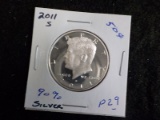 P29  Proof  Half Dollar 2011-S Kennedy - 90% Silver