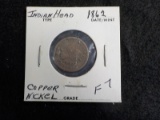 F7  G  Cent Indian 1862
