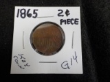 G14  AU  Two Cent 1865