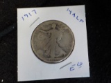 E6  G  Half Dollar 1917 Walking Liberty