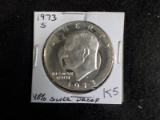 K5  Proof  Dollar 1973-S Ike - 40% Silver