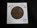 S3  G  Large Cent 1843