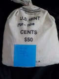L2  $50.00 Bag of Lincoln Wheat Back Cents