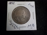 M8  VF  Half Dollar 1892 Columbian Expo