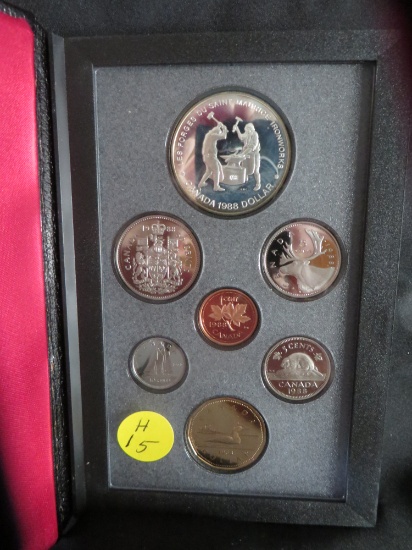 H15 Proof, 1988 Canadian proof set