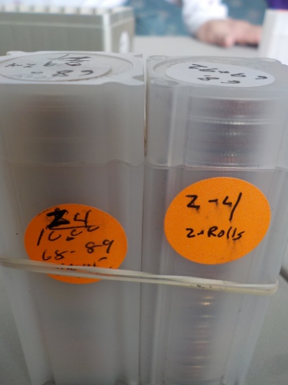 Z4 $10.00 1968 & 1989 Prooflike Face $20.00 2 Rolls Each x 2