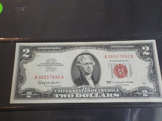 M51 UNC 1963 $2.00 Red Seal