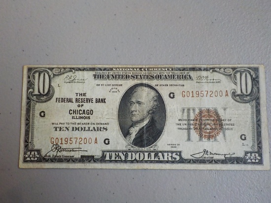M79 1929 $10.00 The Federal Reserve Bank of Chicago