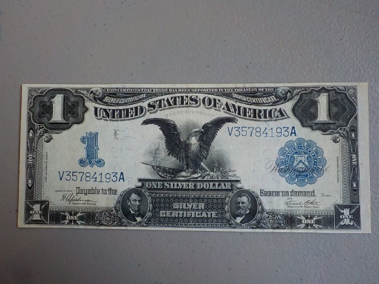 M101 1899 Black Eagle $1.00 Large High Grade