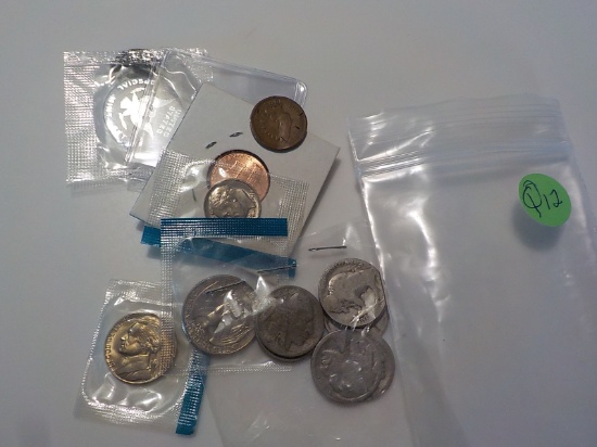 Q12 Misc. package coins, Buffalos, Indians, ect