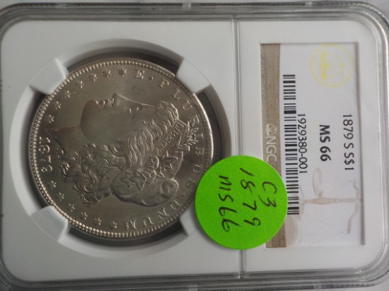 C3 1879 NGC MS66 Silver Dollar