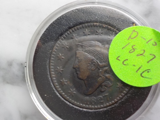 D15 1827 Large Cent