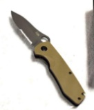 BENCHMADE FOLDING KNIFE MADE FOR H & K DARK EARTH HANDLE BELT CLIP NEW IN BOX