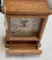 WINCHESTER MANTLE CLOCK IN OAK CASE WITH DRAWER