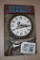 WESTCLOX BATTERY OPERATED SHERIFF CLOCK